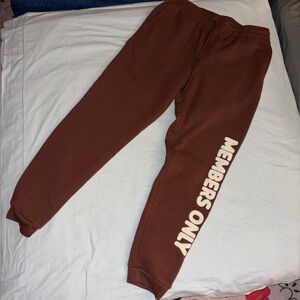 Members Only Chocolate Brown Sweatpants
